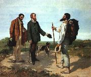 Gustave Courbet Bonjour Monsieur Courbet oil painting
